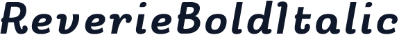 ReverieBoldItalic