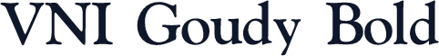 VNI Goudy Bold