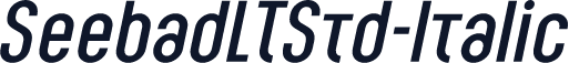 SeebadLTStd-Italic