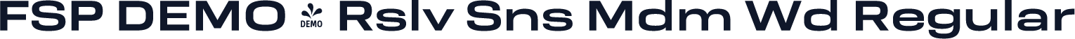 FSP DEMO - Rslv Sns Mdm Wd Regular