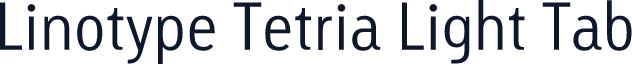 Linotype Tetria Light Tab