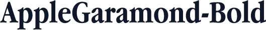 AppleGaramond-Bold