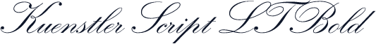 Kuenstler Script LT Bold