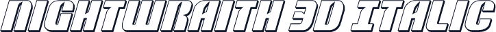 Nightwraith 3D Italic