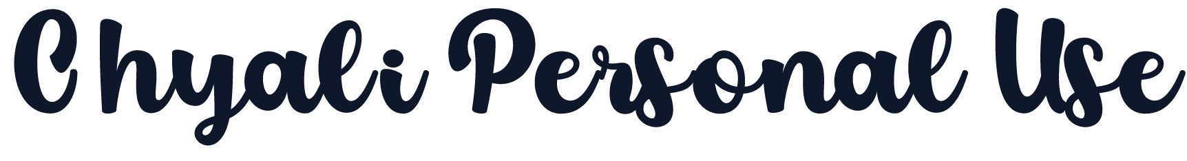 Chyali Personal Use