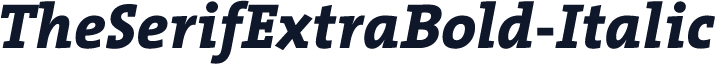 TheSerifExtraBold-Italic