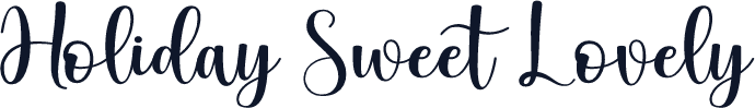 Holiday Sweet Lovely