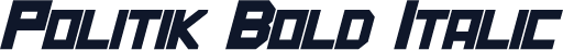 Politik Bold Italic