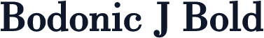 Bodonic J Bold