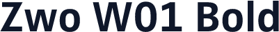 Zwo W01 Bold