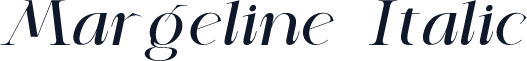 Margeline  Italic