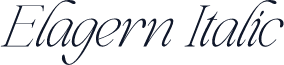 Elagern Italic