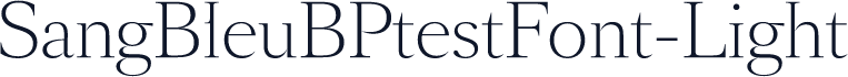 SangBleuBPtestFont-Light