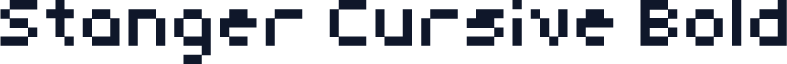 Stanger Cursive Bold