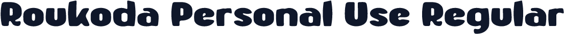 Roukoda Personal Use Regular