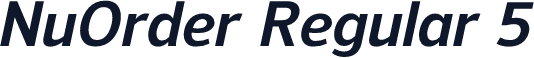 NuOrder Regular 5