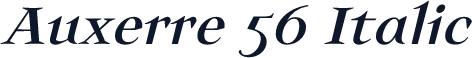 Auxerre 56 Italic