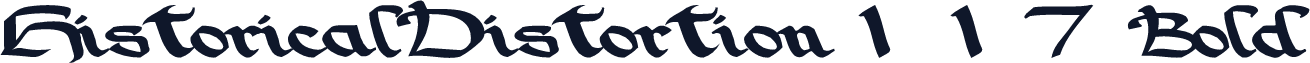 HistoricalDistortion117 Bold