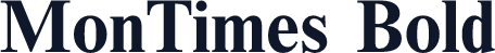 MonTimes Bold