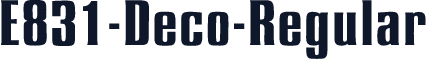 E831-Deco-Regular