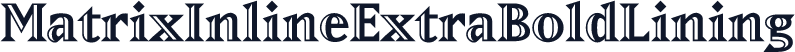 MatrixInlineExtraBoldLining