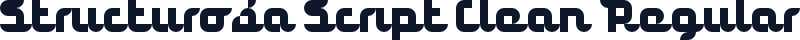 Structurosa Script Clean Regular