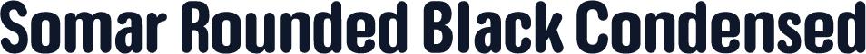 Somar Rounded Black Condensed