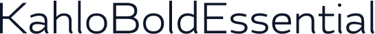 KahloBoldEssential