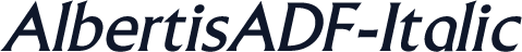 AlbertisADF-Italic