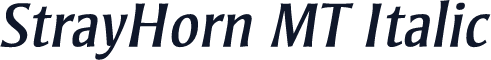 StrayHorn MT Italic