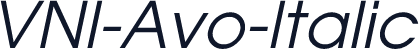 VNI-Avo-Italic