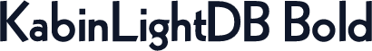 KabinLightDB Bold