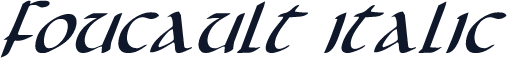Foucault Italic