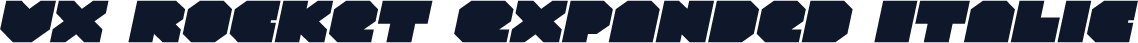 VX Rocket Expanded Italic