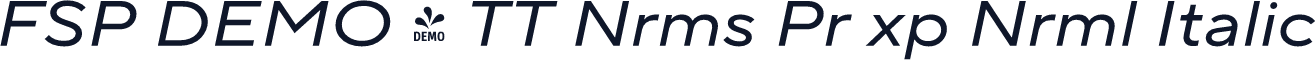 FSP DEMO - TT Nrms Pr xp Nrml Italic