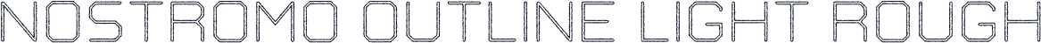 Nostromo Outline Light Rough