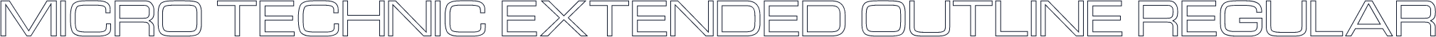 Micro Technic Extended Outline Regular