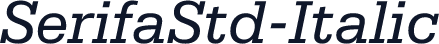 SerifaStd-Italic