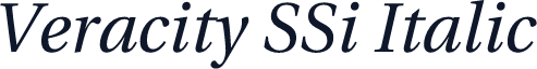 Veracity SSi Italic
