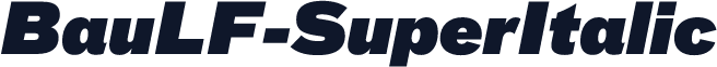 BauLF-SuperItalic