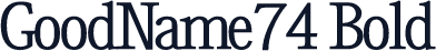 GoodName74 Bold