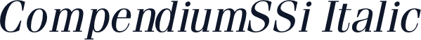 CompendiumSSi Italic
