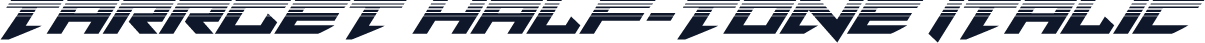 Tarrget Half-Tone Italic