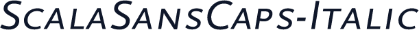 ScalaSansCaps-Italic