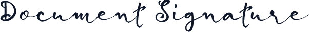 Document Signature