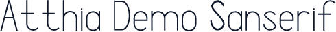 Atthia Demo Sanserif