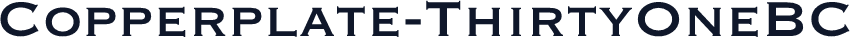 Copperplate-ThirtyOneBC