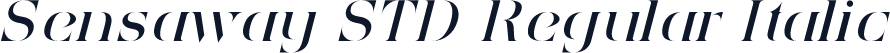 Sensaway STD Regular Italic