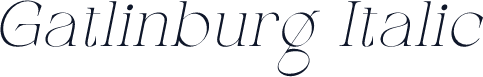 Gatlinburg Italic