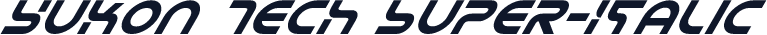 Yukon Tech Super-Italic